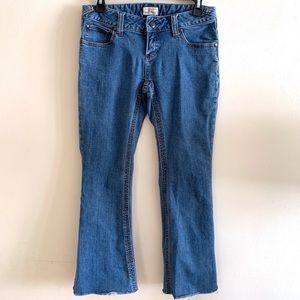 Free People fray hem bootcut jeans